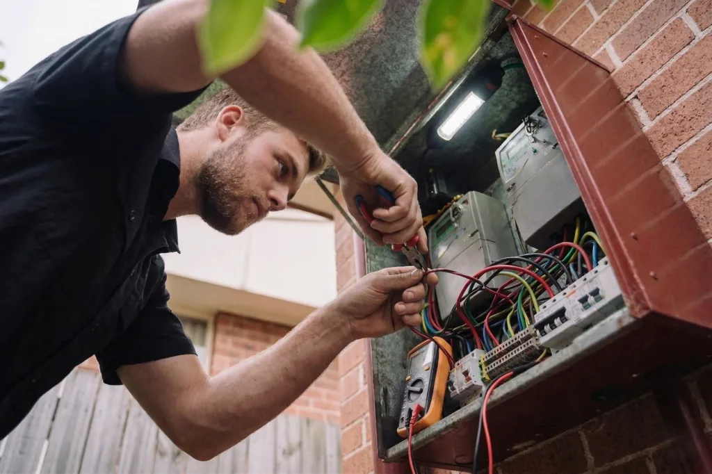 North Rocks electrician performing electrical work